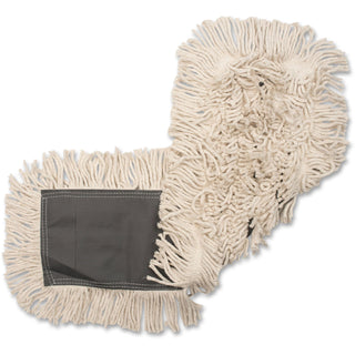 Genuine Joe Disposable Cotton Dustmop, 24" x 5", Natural (GJO00245EA)
