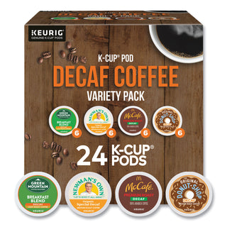 Green Mountain Coffee® Decaf Variety Coffee K-Cups, Assorted Flavors, 0.38 oz K-Cup, 24/Box (GMT9977)