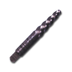 Hanson Spiral Flute Screw Extractors - 534/524 Series, 19/64 in Drive, Carded (HAN53405)