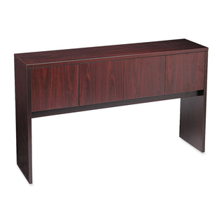 HON® 10500 Series Stack-On Storage Unit, 60w x 14.63d x 37.13h, Mahogany (HON105324NN)