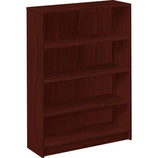 HON® 1870 Series Bookcase, Four Shelf, 36w x 11 1/2d x 48 3/4h, Mahogany (HON1874N)