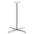 HON® Arrange X-Leg Base for 42-48" Tops, 32w x 32d x 40h, Silver (HONCT42LXPR8)