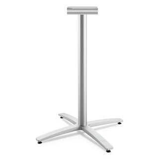 HON® Between Standing-Height X-Base for 42" Table Tops, Silver (HONBTX42LPR8)