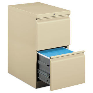 HON® Efficiencies Mobile File/File Pedestal, 15w x 22.88d x 28h, Putty (HON33823RL)