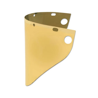 Honeywell High Performance® Faceshield Window, Uncoated, Gold, Extended View, 19 in L x 9-3/4 in H (280-4199GDTVGY)