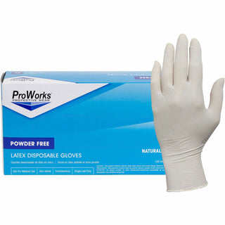 HOSPECO® Latex Disposable General-Purpose Gloves, Extra Large Size, 100/Box, 5 mil Thickness, 9.50" Glove Length (HOSGLL105FXCT)