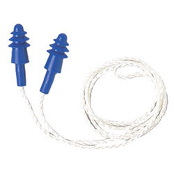Howard Leight AirSoft® Reusable Earplug, Thermoplastic Elastomer, Blue, Corded (HOWAS30W)