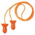 Howard Leight Quiet Multiple-Use Earplugs, Corded, 26NRR, Orange/Blue, 100 Pairs (HOWQD30) (154-QD30)