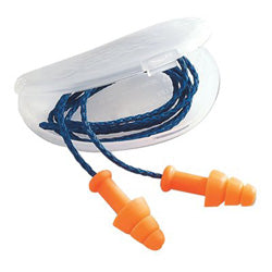 Howard Leight SmartFit Reusable Earplugs, TPE, Orange, Corded, Paper Bag (154-SMF-30W-P)