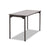 Iceberg Maxx Legroom Rectangular Folding Table, 48w x 24d x 29-1/2h, Gray/Charcoal (ICE65807)