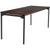 Iceberg Maxx Legroom Rectangular Folding Table, 72w x 30d x 29-1/2h, Walnut/Charcoal (ICE65824)