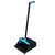 Impact® LobbyMaster Plastic Dust Pan, 12.32" Wide, 31.84" Aluminum Handle, Blue/Black, 6/Carton (IMPT001101)