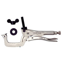 IRWIN® The Original™ Locking C-Clamp with Regular Tips, 24 in L, 10 in Max, 15-1/2 in Throat D (586-24R)