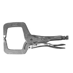 IRWIN® The Original™ Locking C-Clamp with Regular Tip, 6 in L, 2-1/8 in Max, 1-1/2 in Throat D (586-6R)