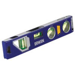 IRWIN® 250 Series Magnetic Torpedo Levels, 9 in, 4 Vials (586-1794153)