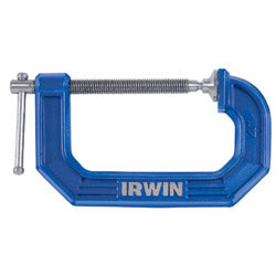 IRWIN® C-Clamp, 6 in Throat Depth, 4 in Opening, Blue (586-225104)