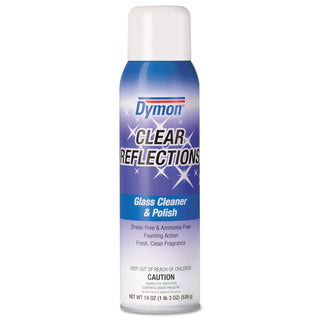 Clear Reflections Mirror & Glass Cleaner, 20oz, Aerosol, 12/Carton