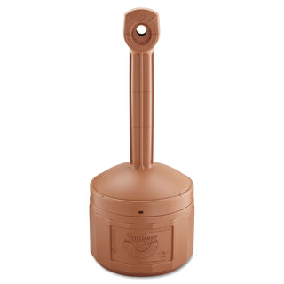 Justrite Smokers Cease-Fire® Cigarette Butt Receptacles, 16 qt, Polyethylene, Terra Cotta (400-26800T)
