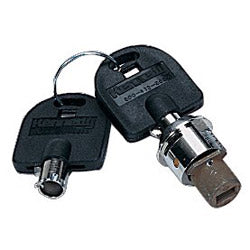Kennedy Tubular Key High Security Lock Sets, Steel, Key No. 200, Used with Roller Cabinets (444-80403-200)