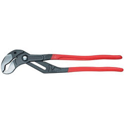 Knipex Cobra® Water Pump Pliers, 7-1/4 in OAL, V-Jaws, 18 Adjustments, Serrated (414-8701180)