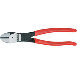 Knipex High Leverage Diagonal Cutter, 250 mm OAL, Diagonal Cut, 3.0 mm to 4.6 mm (414-7401250)