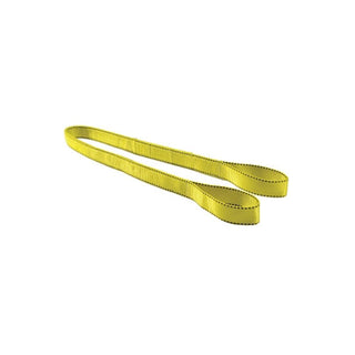 Liftex Eye and Eye Type 3 Nylon Web Sling, 2 in W, 12 ft L, 2-Ply, Yellow (439-EE292x12ND)