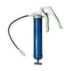 Lincoln Lubrication Pistol Grip Heavy-Duty Grease Guns, 14.5 oz Cartridge, 18 in Whip Hose/Coupler (LIN1133)