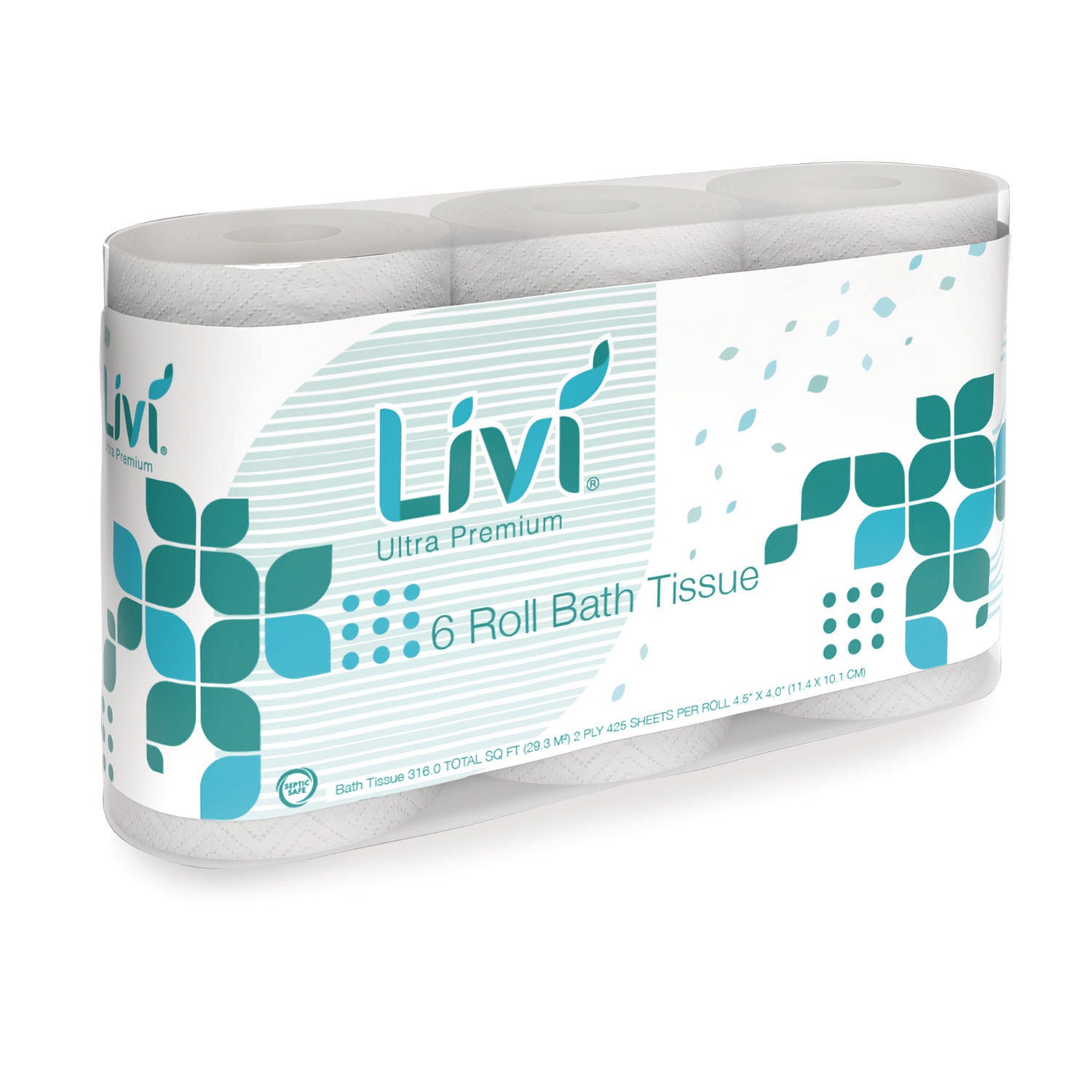 Bath Tissue, 2-Ply, White, 425 Sheets, 36 Rolls/Carton Bath Tissue, 2-Ply, White, 425 Sheets, 36 Rolls/Carton