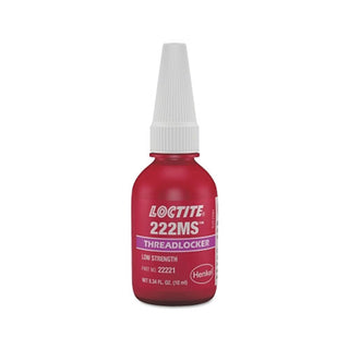 Loctite® 222MS™ Threadlocker, Low Strength/Small Screw, 10 mL, 1/4 in dia or Smaller, Purple (442-135333)