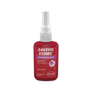 Loctite® 222MS™ Threadlocker, Low Strength/Small Screw, 50 mL, 1/4 in dia or Smaller, Purple (442-135334)
