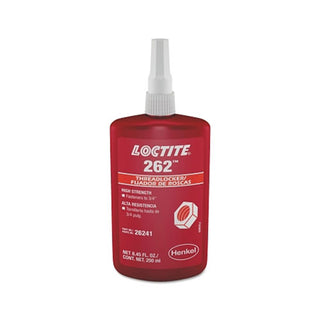 Loctite® 262™ Threadlocker, Medium to High Strength, 250 mL, Red (442-135375)