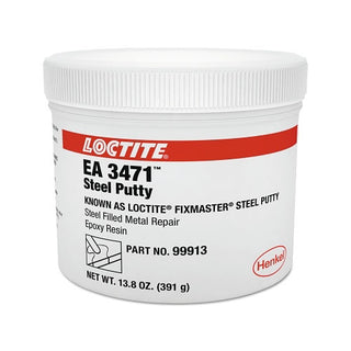 Loctite® Fixmaster® Steel Putty Kit, 1 lb, Gray/White (442-219292)