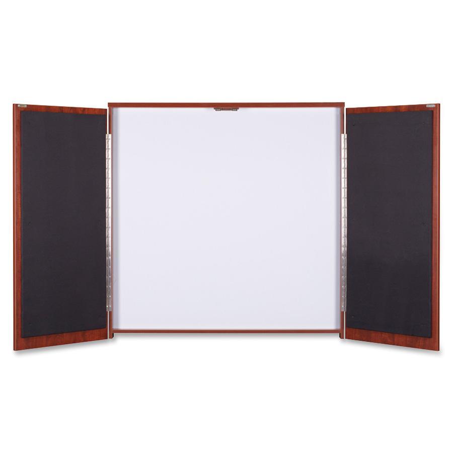 Lorell Presentation Cabinet, 47-1/4"x4-3/4"x47-1/4", Cherry (LLR69866) Default Title product thumbnail