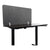 Lumeah Desk Screen Cubicle Panel and Office Partition Privacy Screen, 47 x 1 x 23.5, Polyester/Nylon, Gray (GN1LUDS48241G)