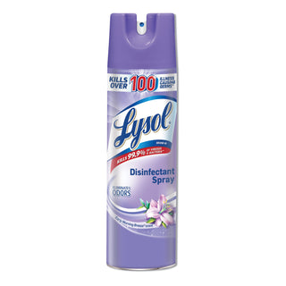 LYSOL® Brand Disinfectant Spray, Early Morning Breeze, 19oz Aerosol, 12/Carton (REC80834)