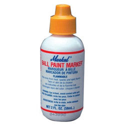 Markal Ball Paint Marker® Non-Drip Paint, Yellow, 1/8 in Tip, Metal Ball Point (434-84621)