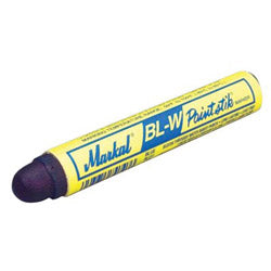 Markal BL-W Paintstik® Marker, 11/16 in dia x 4-3/4 in L, Blue (434-80735)