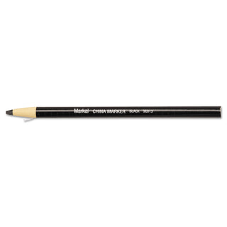 Markal China Marker, Black, Paper-Wrapped Tip Pencil (434-96013)