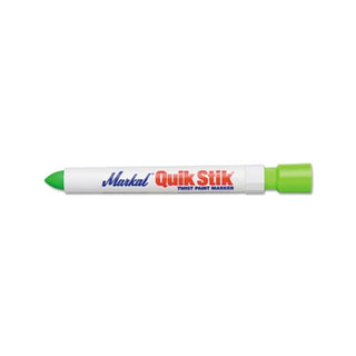 Markal Quik Stik® All Purpose Solid Paint Marker, Fluorescent Green, 1/8 in, Bullet (434-61042)
