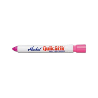 Markal Quik Stik® All Purpose Solid Paint Marker, Fluorescent Pink, 1/8 in, Bullet (434-61044)