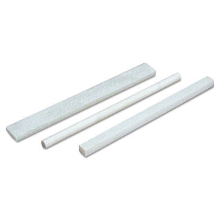 Markal Soapstone Marker, Flat, 1/2 in x 5 in, White (434-80129)