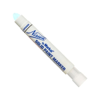 Markal Solid Paint Marker, White, 5/16 in, Medium (434-28770)