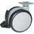 Master Caster® Gemini Heavy-Duty Twin Wheel Hard Floor Casters with Brake, J Plate, Gray, 4/Set (MAS71444)