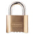 Master Lock® No. 175 Combination Brass Padlock, 5/16 in dia, 1 in L x 1 in W, Steel (470-175)