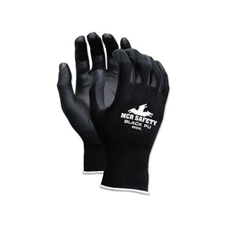 MCR™ Safety NXG® PU Coated Work Gloves, Large, Black (127-9669L)