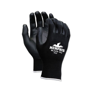 MCR™ Safety NXG® PU Coated Work Gloves, Medium, Black/Blue (127-9669M)