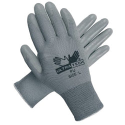 Memphis Glove UltraTech PU Coated Gloves, X-Large, Gray (127-9696XL)