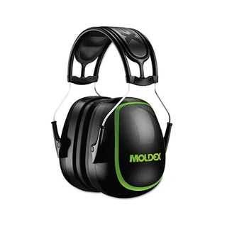 Moldex MX Series Earmuffs, 30 dB, Black/Green, Headband (507-6130)