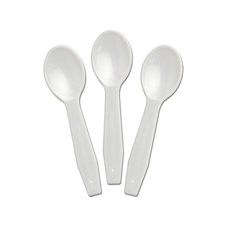 Netchoice Lightweight White Taster Spoon, Case of 3000 (406261)