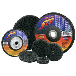 Norton Bear-Tex® Rapid Strip™ Depressed Center Wheel, Silicon Carbide, 4-1/2 in dia, 5/8 in Arbor, 36/50 Grit (547-66261009585)